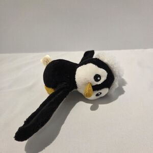 Dan Dee Penguin with Blue Hat Wrist Hugger Slap Bracelet Plush